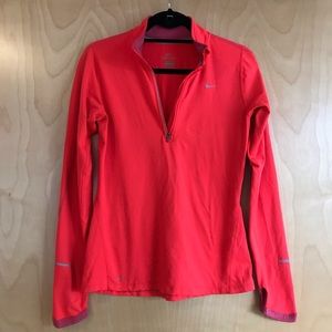 Nike training top with thumb holes